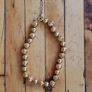 Gold Ball Necklace